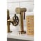 Kingston Brass KS2333RX Industrial Style Bridge Kitchen Faucet with Brass Sprayer, Antique Brass KS2333RX - alternate 5